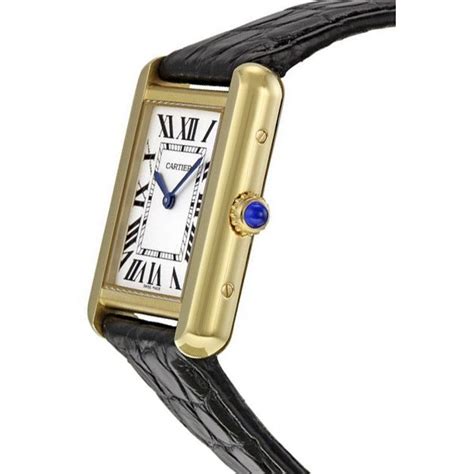 cartier tank womens sizes|cartier tank watch gold women's.